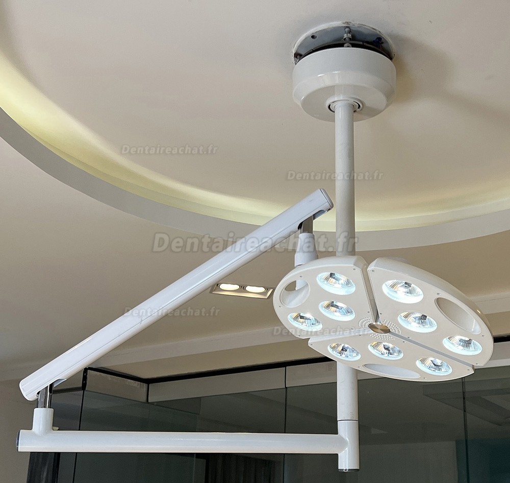 Lampe chirurgicale dentaire LED &agrave; montage plafond KWS KD-2012D-5, 90 W